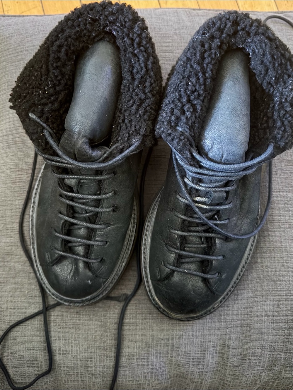 Marsell Black Parruccona Platform Boots